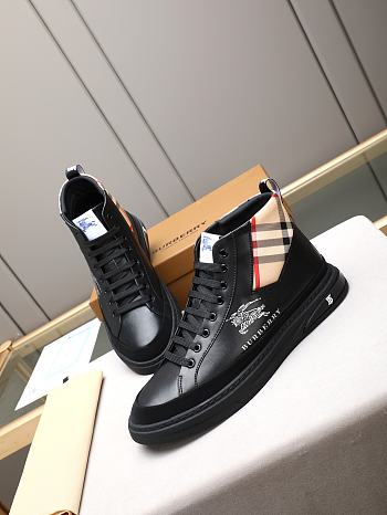 Okify Burberry Black Men Sneakers 