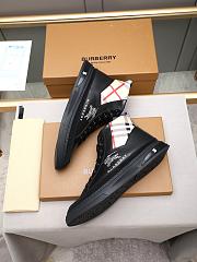 Okify Burberry Black Men Sneakers  - 4