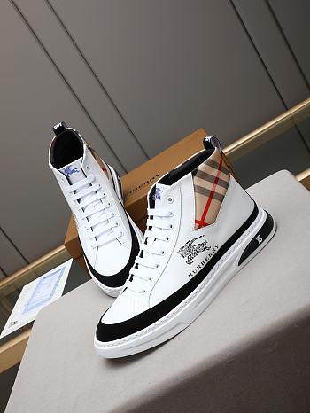 Okify Burberry White Men Sneakers 