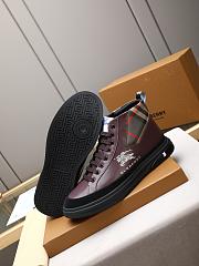 Okify Burberry Brown Men Sneakers  - 5