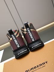 Okify Burberry Brown Men Sneakers  - 3