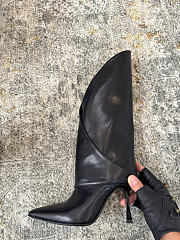 Okify Balmain Black Boots 9.5cm - 3