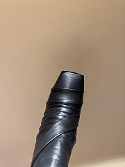 Okify Rick Owens Elastic Wedge Heel High Boots - 3