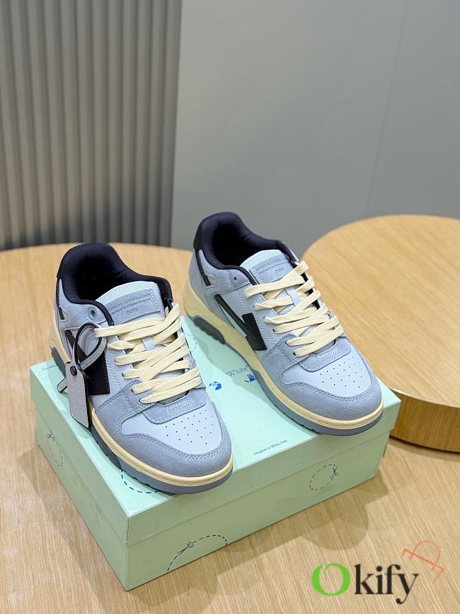 Okify Off White Blue Sneakers Unisex - 1