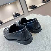 Okify Versace Black Leather Men Loafers - 4