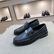 Okify Versace Black Leather Men Loafers - 6