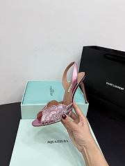 Okify Aquazzura Bling Bling Sequin Pink High Heels 10.5cm-Taylor Swift - 3