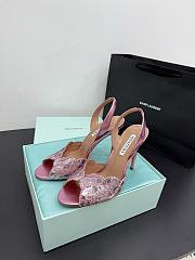 Okify Aquazzura Bling Bling Sequin Pink High Heels 10.5cm-Taylor Swift - 5