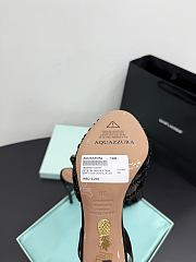Okify Aquazzura Bling Bling Sequin Black High Heels 10.5cm  - 6