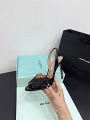 Okify Aquazzura Bling Bling Sequin Black High Heels 10.5cm  - 4
