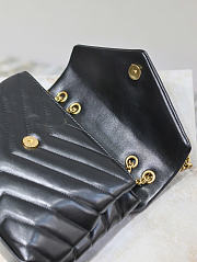 Okify YSL Small Loulou Bag Black Gold Hardware 23x17x9cm - 3
