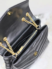 Okify YSL Small Loulou Bag Black Gold Hardware 23x17x9cm - 2