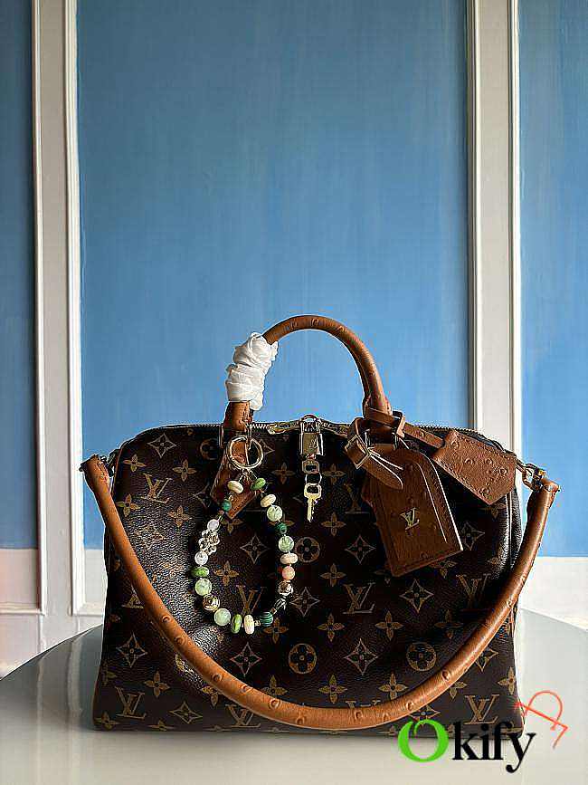 Okify Louis Vuitton Speedy Soft 30 Boho Bag N87212 30x21x17cm  - 1