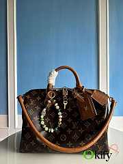 Okify Louis Vuitton Speedy Soft 30 Boho Bag N87212 30x21x17cm  - 1