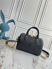  Okify Louis Vuitton Speedy Bandoulière 20 Monogram Black Bag 20.5x13.5x12cm - 6