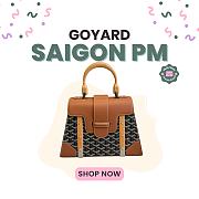 Okify Goyard PM Bag Black And Brown 28x23x13cm  - 1