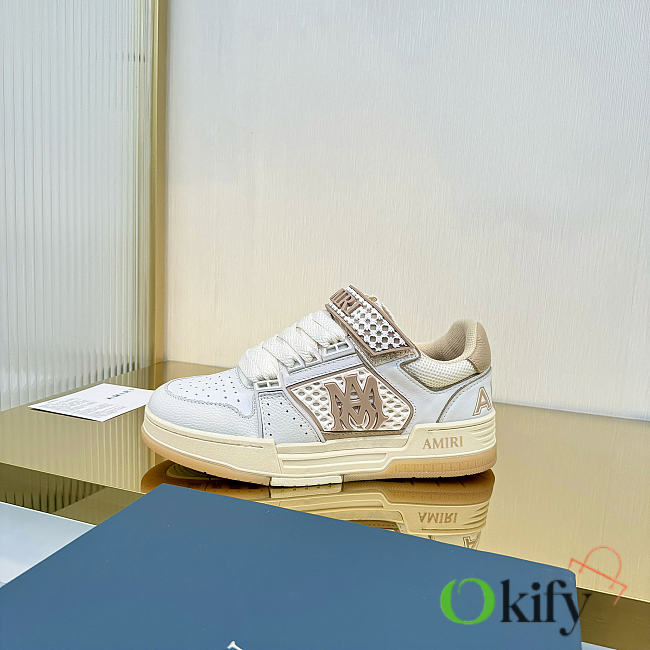 Okify Amiri MA Brown Sneakers 4cm - 1