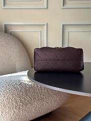 Okify CC 25 Small Hobo Bag Dark Brown 22x20x12.5cm - 4