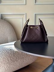 Okify CC 25 Small Hobo Bag Dark Brown 22x20x12.5cm - 3