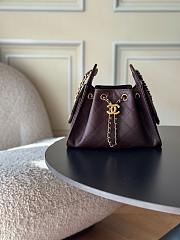 Okify CC 25 Small Hobo Bag Dark Brown 22x20x12.5cm - 1