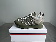 Okify Moncler Pacey Green And White Men Sneakers  - 1