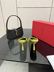 Okify Ferragamo Green High Heels 9.5cm - 5