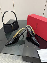 Okify Ferragamo Black High Heels 9.5cm - 2