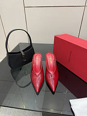 Okify Ferragamo Red High Heels 9.5cm - 3