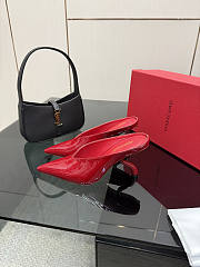 Okify Ferragamo Red High Heels 9.5cm - 1