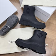 Okify Canada Goose Vancover Black Rain Boots - 2