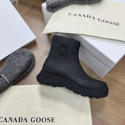 Okify Canada Goose Vancover Black Rain Boots - 4