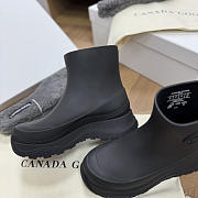 Okify Canada Goose Vancover Black Rain Boots - 5