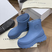 Okify Canada Goose Vancover Blue Rain Boots - 3