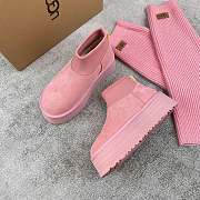 Okify UGG Pink Socks Boots 5cm - 3