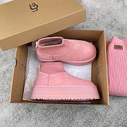 Okify UGG Pink Socks Boots 5cm - 2