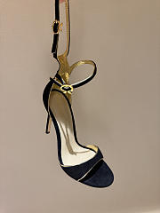 Okify Gianvito Rossi Eiko Stiletto Black High Heels 10.5cm - 3