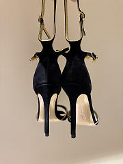 Okify Gianvito Rossi Eiko Stiletto Black High Heels 10.5cm - 2