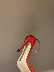 Okify Gianvito Rossi Eiko Stiletto Red High Heels 10.5cm - 5