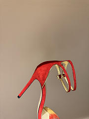 Okify Gianvito Rossi Eiko Stiletto Red High Heels 10.5cm - 3