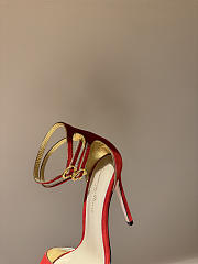 Okify Gianvito Rossi Eiko Stiletto Red High Heels 10.5cm - 2