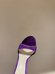 Okify Gianvito Rossi Eiko Stiletto Purple High Heels 10.5cm - 4