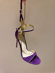 Okify Gianvito Rossi Eiko Stiletto Purple High Heels 10.5cm - 2