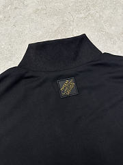 Okify Louis Vuitton Sequin Embroidered Zipper Sweatshirt Jacket - 4