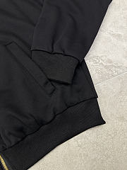 Okify Louis Vuitton Sequin Embroidered Zipper Sweatshirt Jacket - 3