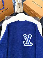 Okify Louis Vuitton Blue Wool Sweater  - 4
