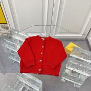 Okify Fendi Set Of Cardigan And Skirt For Kids - 6