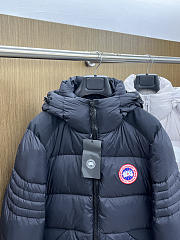 Okify Canada Goose Black Hooded Down Jacket - 4