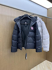 Okify Canada Goose Black Hooded Down Jacket - 6