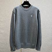Okify Gucci Gray Pullover Knit Crew Neck Sweater - 1