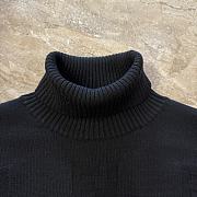 Okify Fendi Black Turtleneck Wool Sweater  - 6